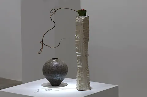 Spherical Vase 9 and Cascade Vase