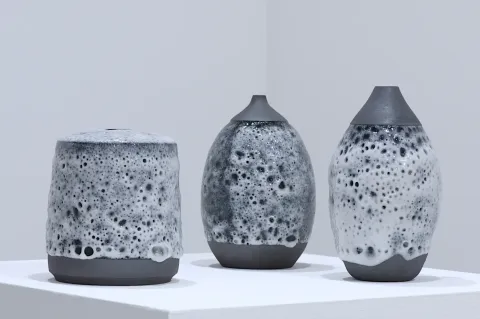 Three Black Vessels