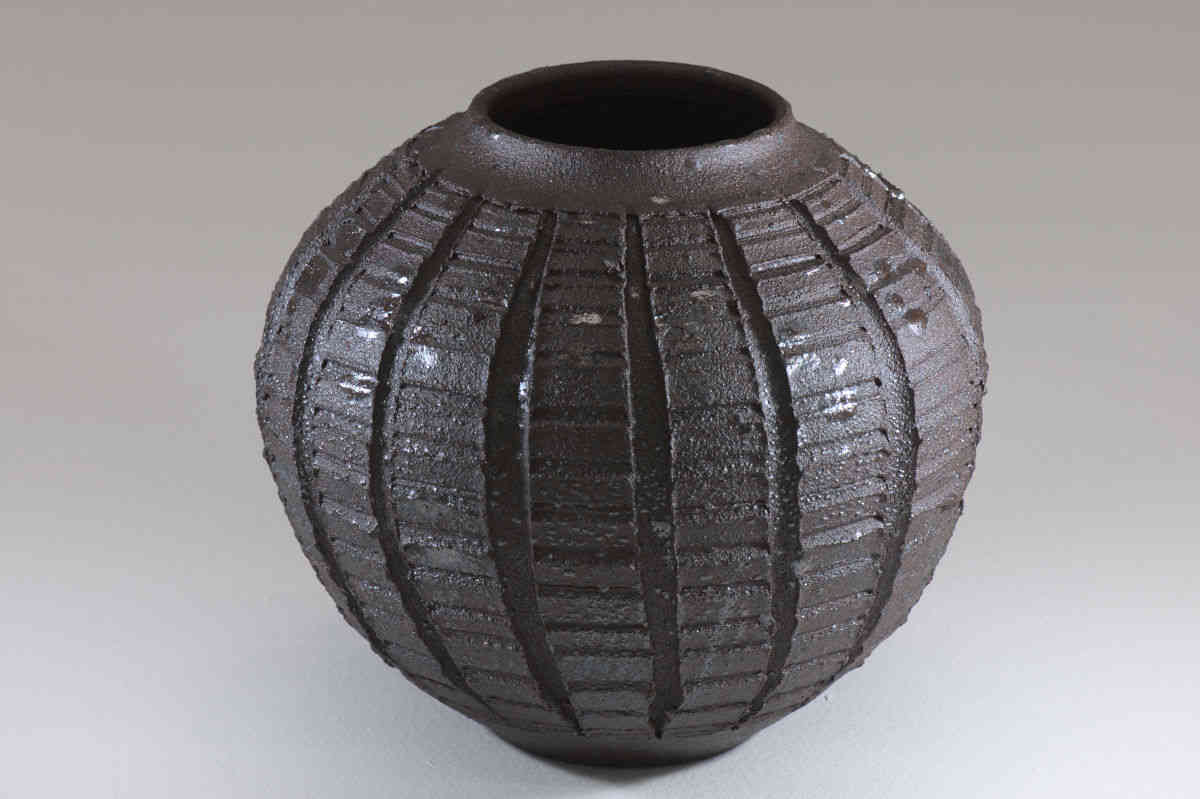 Textured Spherical Vase 7