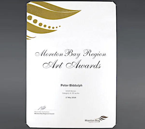 Moreton Bay Region Art Awards 2019 Winner for category 3D Works: Double Walled Vessels