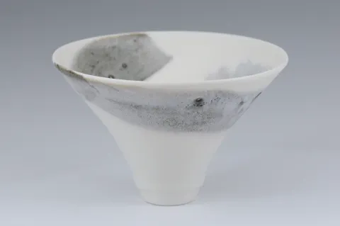 Cone Cup with Grey-Purple Brushwork Cone Cup with Grey-Purple Brushwork