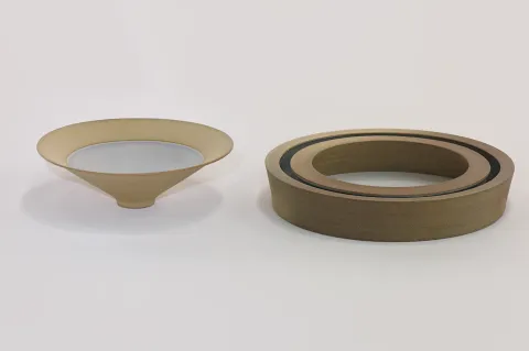 Large Bowl and Double Walled Vessel 2