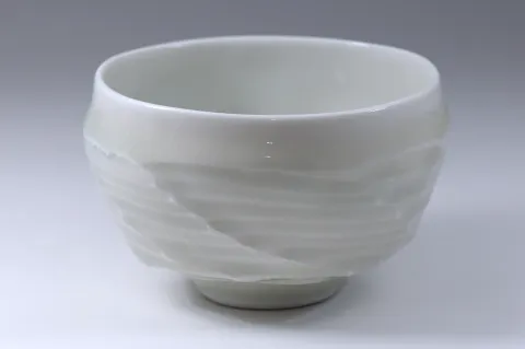 Faceted Celadon Cup
