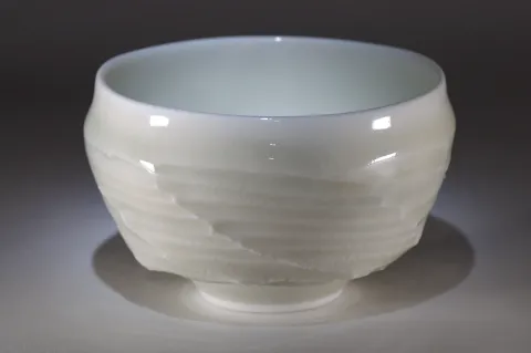Faceted Celadon Cup