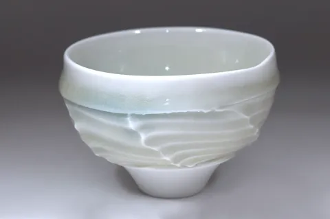 Faceted Celadon Cup