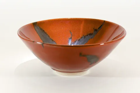 Kaki and Oilspot Bowl Kaki and Oilspot Bowl