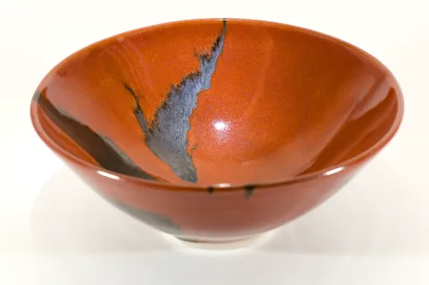 Kaki and Oilspot Bowl Kaki and Oilspot Bowl