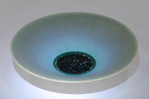 Porcelain Bowl Matt Crystalline Glaze