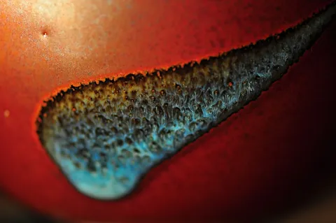 Tessha Glazed Bowl detail