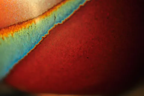 Tessha Glazed Bowl detail