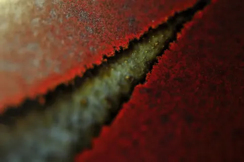 Tessha Glazed Bowl detail