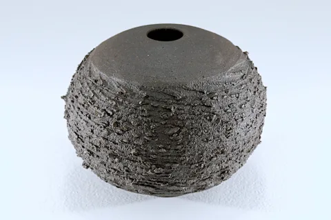 Textured Spherical Vase 1