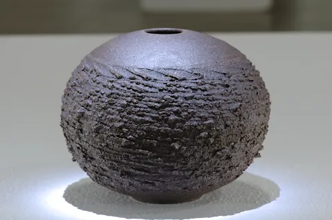 Textured Spherical Vase 1