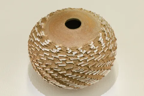 Textured Spherical Vase 3