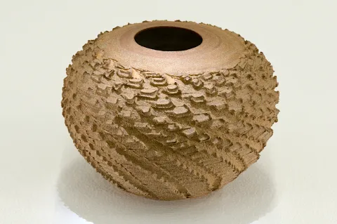 Textured Spherical Vase 4