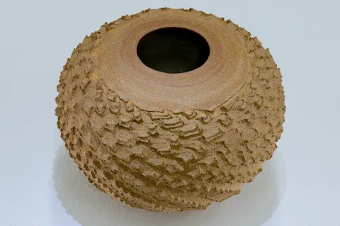 Textured Spherical Vase 4
