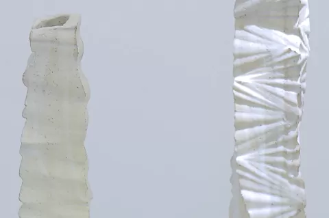 Three Cascade Vases detail