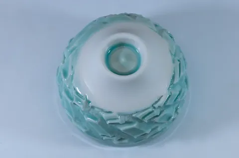 Deeply Textured Porcelain Cup