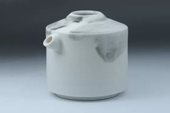 Porcelain Flask with Brushwork